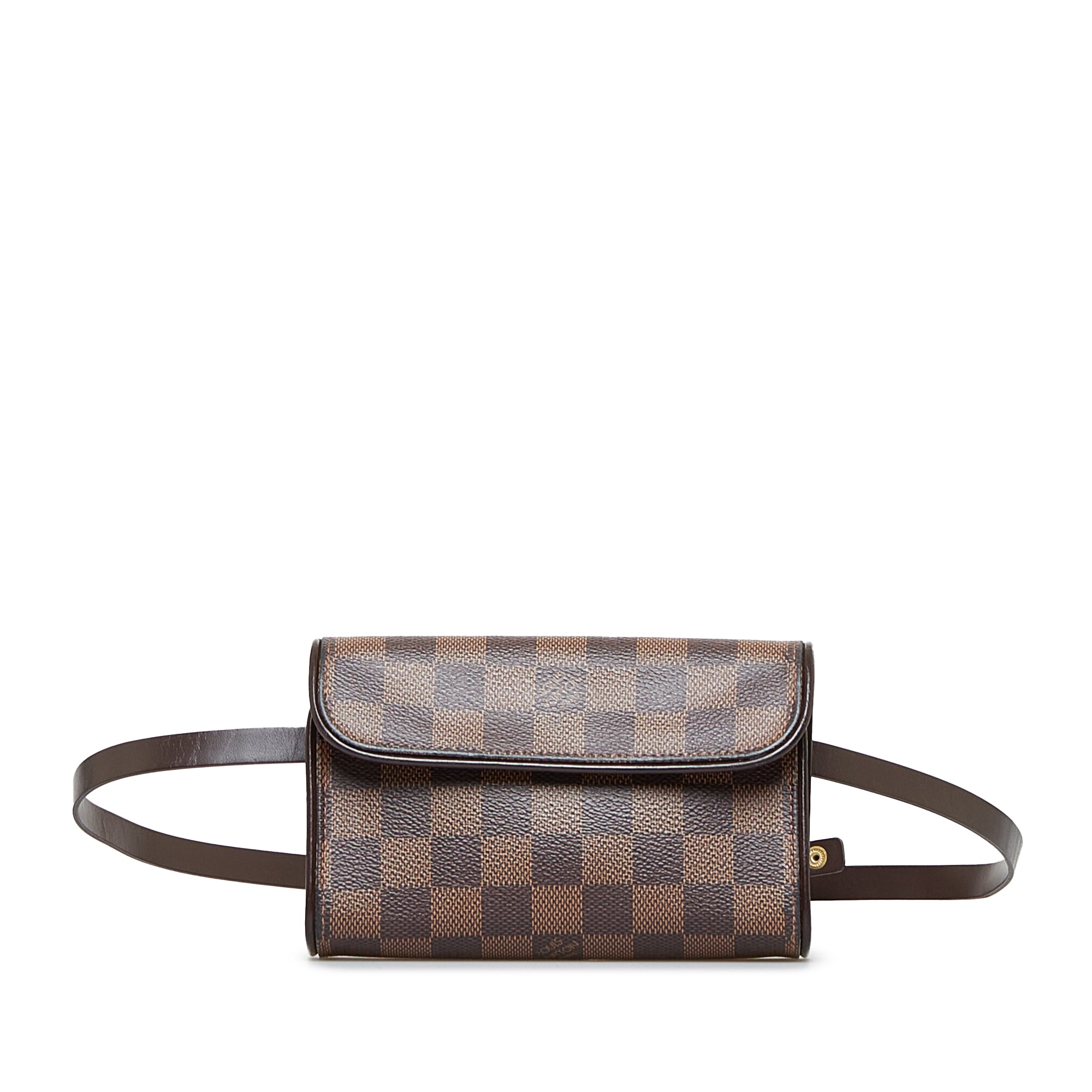 Authentic Louis Vuitton Geronimo Damier Ebene Canvas Belt Bag CA0025  eBay